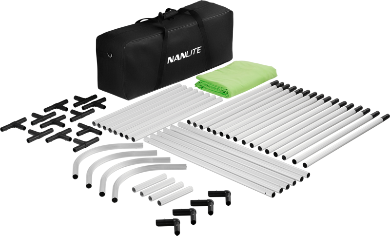 Nanlite LG-3522U U-Frame Green Screen Kit - 4