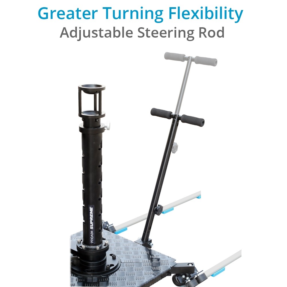 Proaim Supreme Professional Camera Dolly System - 5