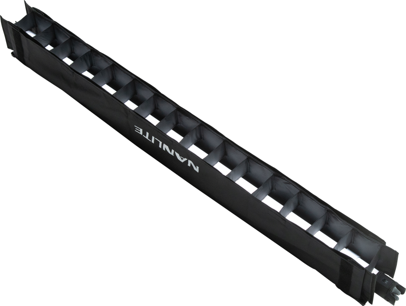 Nanlite Barndoor with eggcrate for Pavotube II 30C - 12