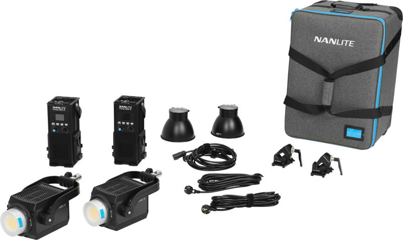 Nanlite Forza 500 II 2 Kit LED Spot Light with Trolley Case - 4