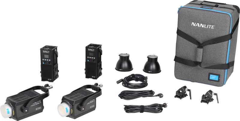 Nanlite Forza 500B II 2 Kit LED Spot Light with Trolley Case - 3
