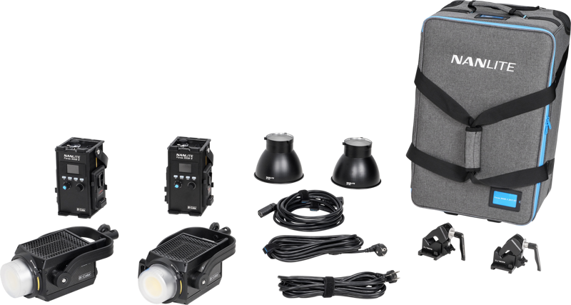 Nanlite Forza 300B II 2 Kit LED Spot Light with Trolley Case – för filmskapare - 6