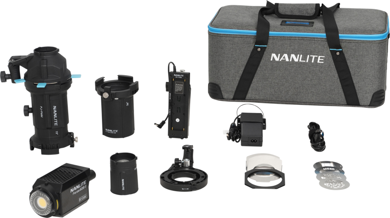 Nanlite Forza 60B II LED Bi-color Spot Light with 19°&36° Projection Attachment – för filmskapare - 4