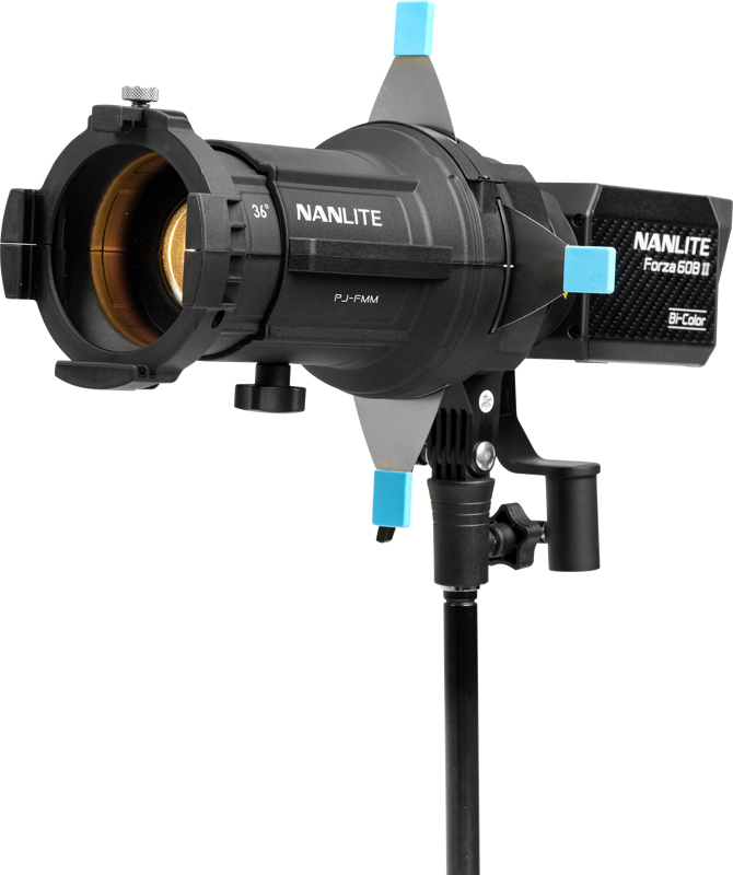 Nanlite Forza 60B II LED Bi-color Spot Light with 19°&36° Projection Attachment – för filmskapare - 8