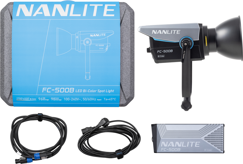 Nanlite FC-500B LED Bi-color Spot Light - 8