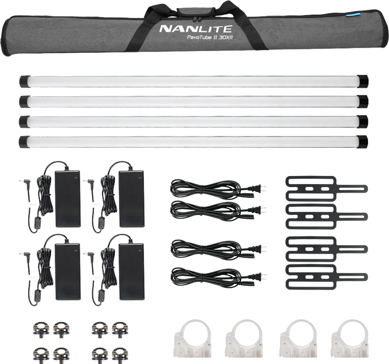 Nanlite PavoTube II 30XR  4KIT LED Tube Light - 4