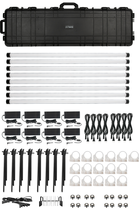 Nanlite PavoTube II 30XR  8KIT LED Tube Light - 8