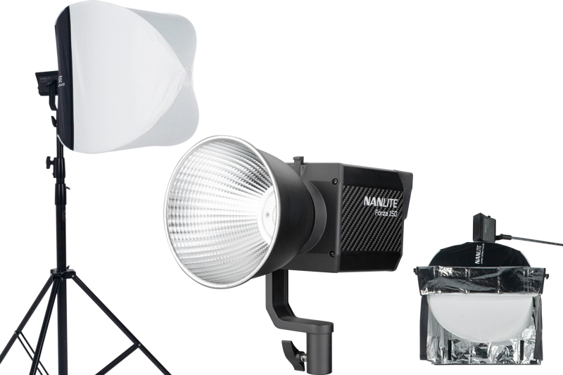 Nanlite Forza 150 & Lantern softbox 60cm with FM Mount
