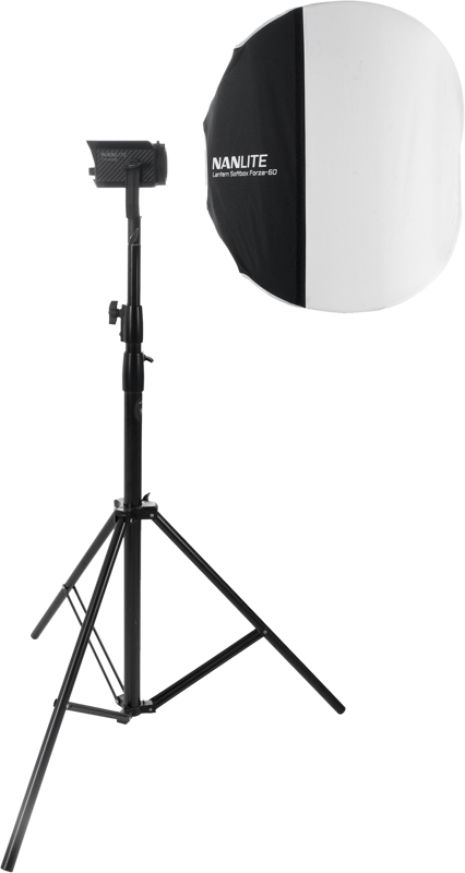 Nanlite Forza 150 & Lantern softbox 60cm with FM Mount - 11