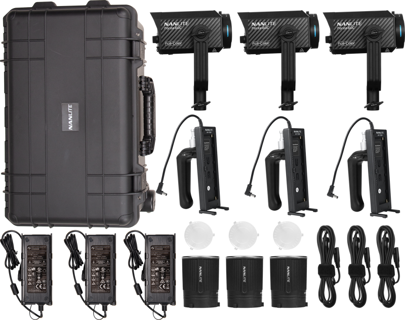 Nanlite Forza 60C RGBLAC led 3 Light kit – för filmskapare - 2