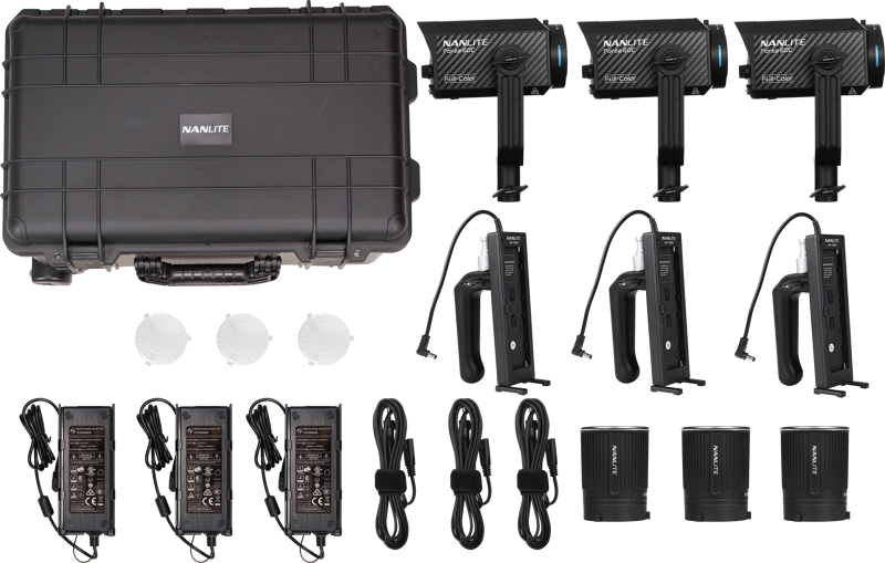 Nanlite Forza 60C RGBLAC led 3 Light kit – för filmskapare - 4