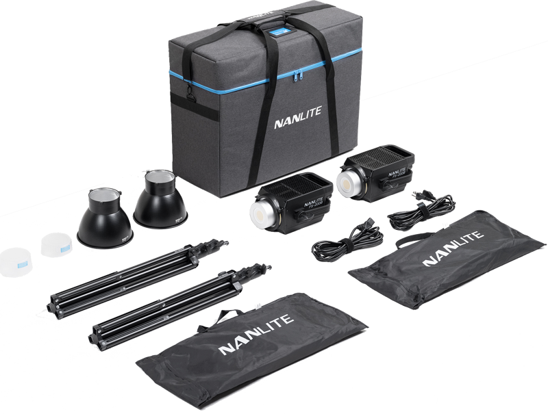 Nanlite FS-200B Bi-Colour 2 light kit with stand - 8