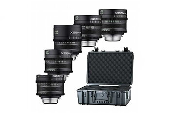 Samyang XEEN CF Cinema Prime lens Kit   Sony E-mount+Case 