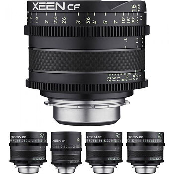 Samyang XEEN CF Cinema Prime lens Kit   Sony E-mount+Case 