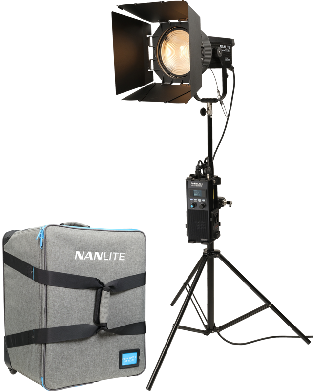 Nanlite Forza 500B II Bicolor & Nanlite FL-20G Kit in trolly case