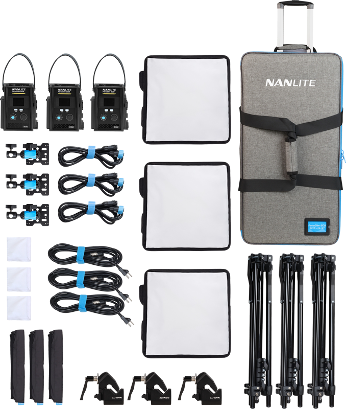 Nanlite PavoSlim 60B LED Panel  3-Light Kit With Stand – för filmskapare - 3
