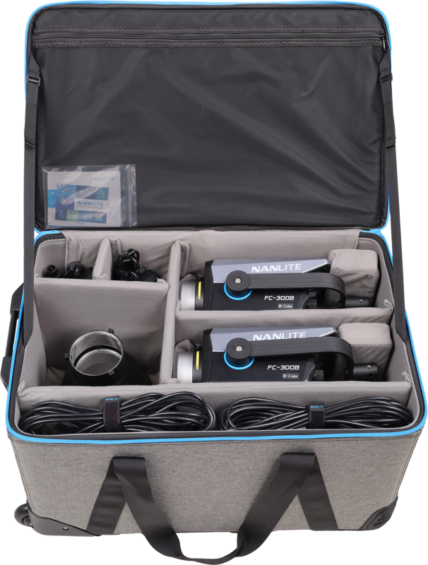 Nanlite FC-300B 2-Light Trolley Case Kit - 3