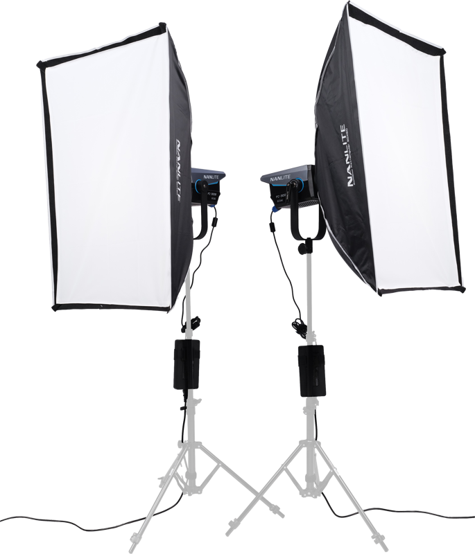 Nanlite FC-300B 2-Light Trolley Case Kit - 4
