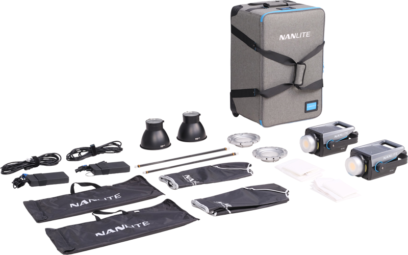 Nanlite FC-300B 2-Light Trolley Case Kit - 2