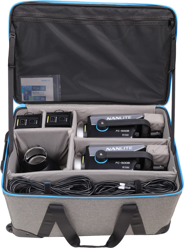 Nanlite FC-500B 2-Light Trolley Case Kit - 3