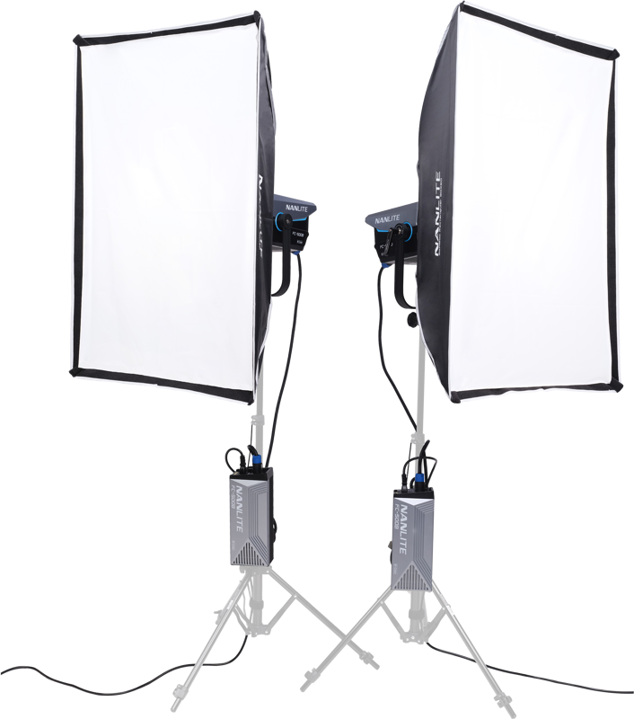 Nanlite FC-500B 2-Light Trolley Case Kit - 4