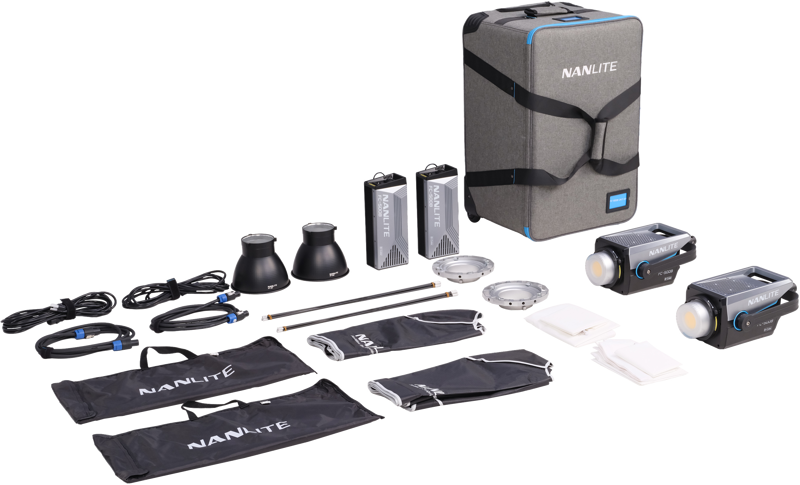 Nanlite FC-500B 2-Light Trolley Case Kit - 2