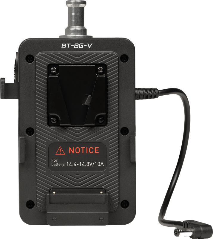 Nanlite V-mount Battery Grip with DC Connector - 2