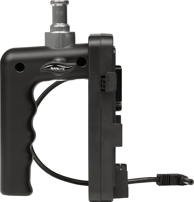 Nanlite V-mount Battery Grip with DC Connector - 3