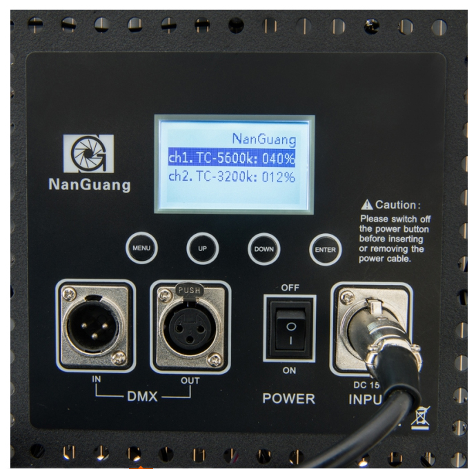 Led Panel CN-600DCHS DMX Videobelysning - 2