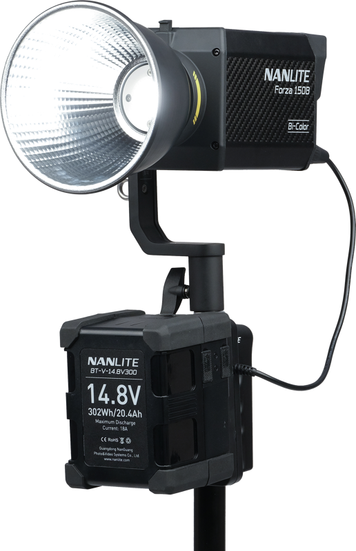 Nanlite V-Mount Battery Grip with 4-Pin XLR Connector – för filmskapare - 6