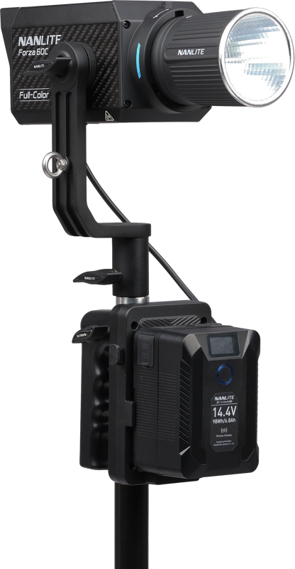 Nanlite V-Mount Battery Grip with 4-Pin XLR Connector – för filmskapare - 5