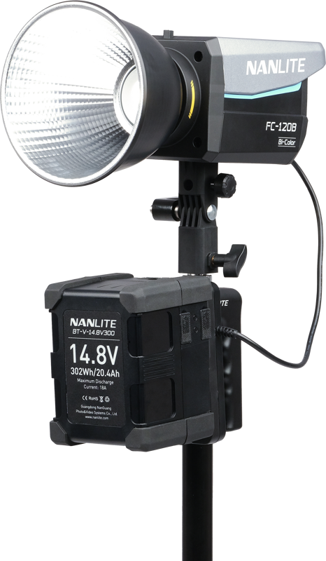 Nanlite V-Mount Battery Grip with 4-Pin XLR Connector – för filmskapare - 7