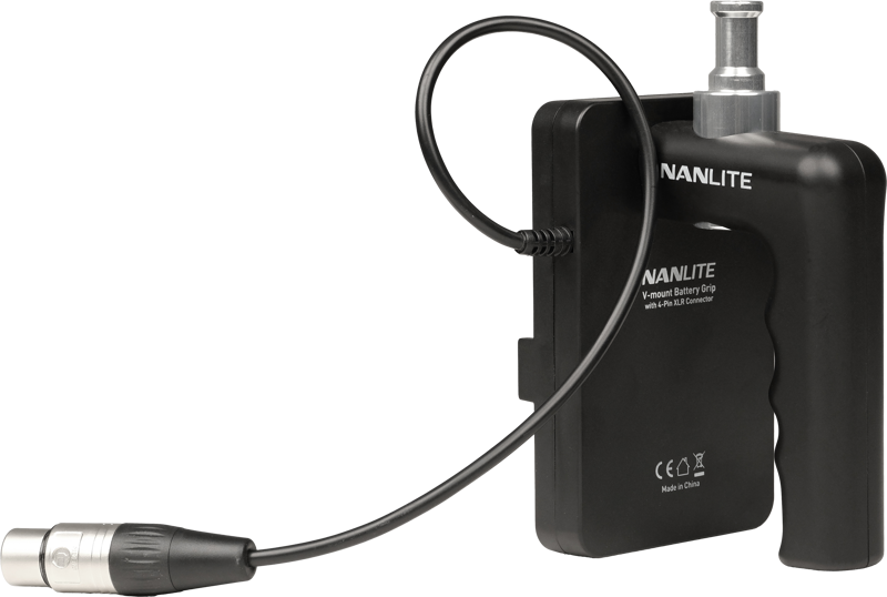 Nanlite V-Mount Battery Grip with 4-Pin XLR Connector – för filmskapare - 3