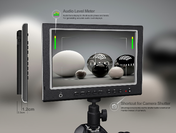 664 O/P2 Monitor 7" Pro kit Lilliput - 2