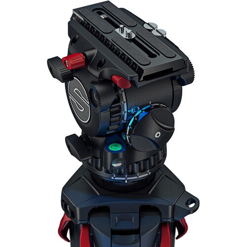 Sachtler aktiv6 flowtech75 MS Tripod  - 4