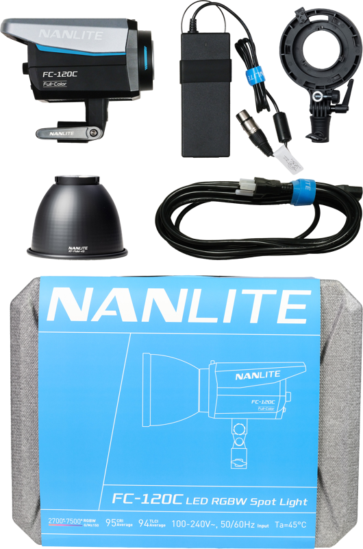 Nanlite FC-120C LED Color Spot Light - 16