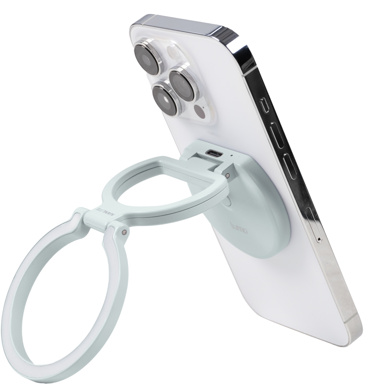Nanlite Lumo LED Phone Ring Light Mint Blue - 2