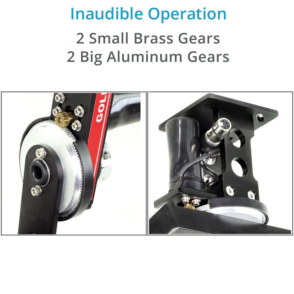 Proaim  Gold Pan Tilt Head with 12V Joystick Control Box - 5