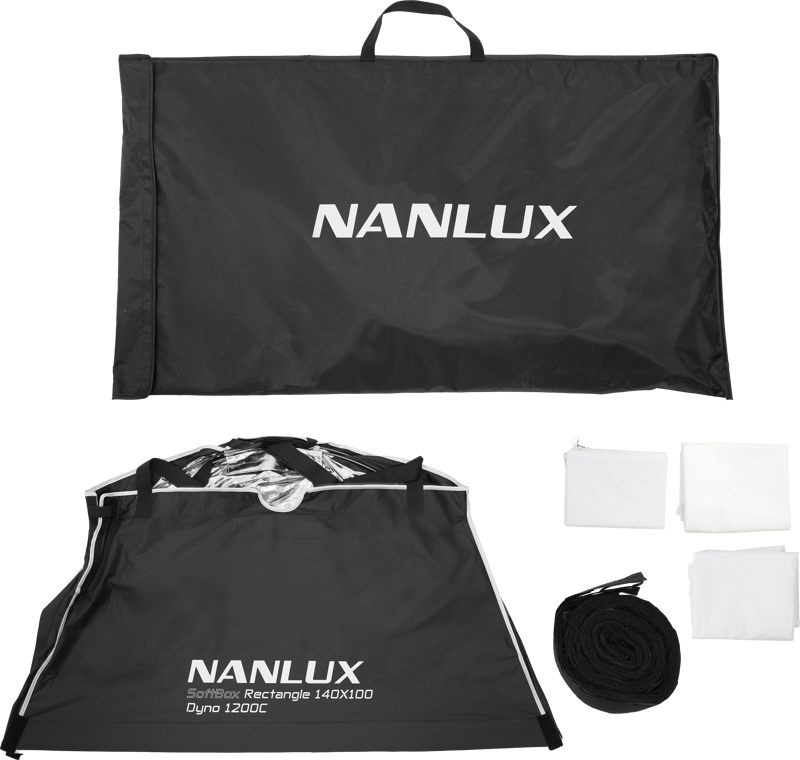 Nanlux Softbox Rectangle 140x100 for Dyno 1200C w/quick release - 9
