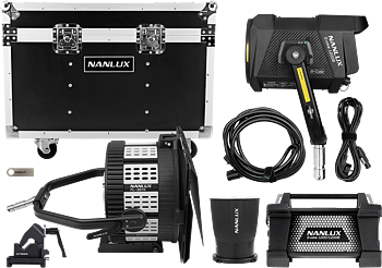 Nanlux Evoke 1200B Spot Light with FL-35YK Fresnel Lens and Flight Case