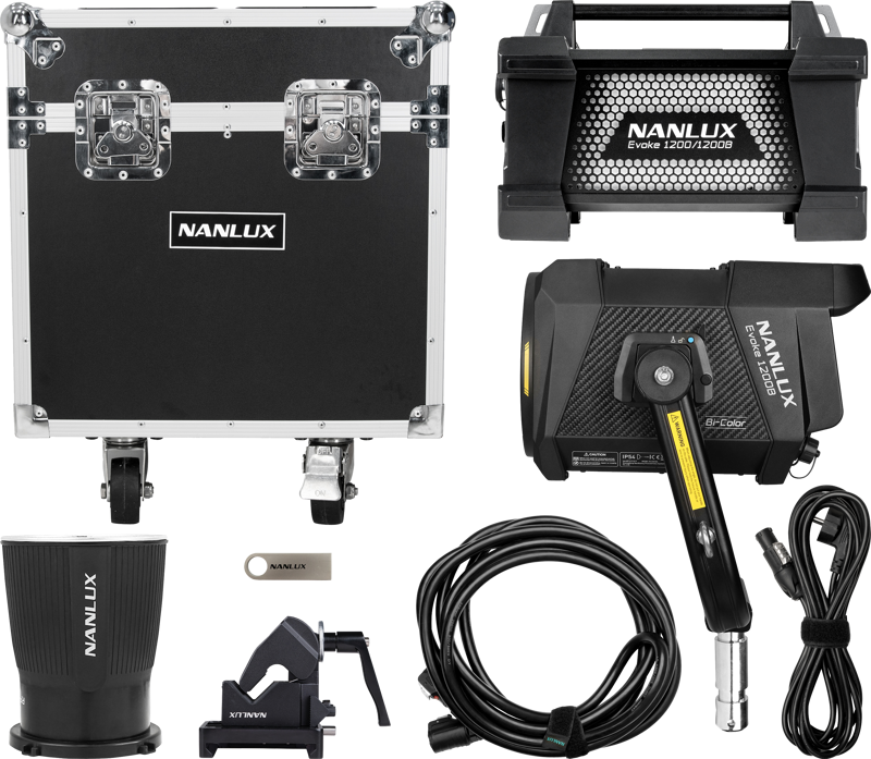 Nanlux Evoke 1200B Spot Light with Flight Case - 12