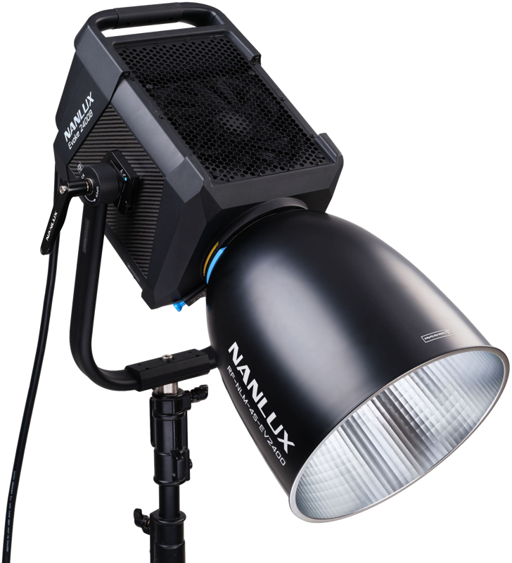 Nanlux Evoke 2400B Spot Light in Flight Case with 45° Reflector in soft bag - 5