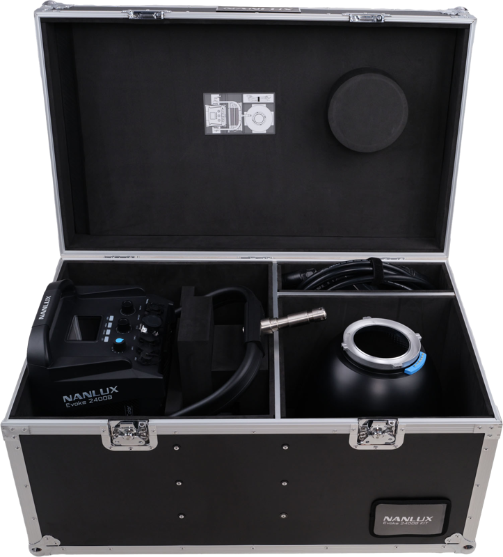 Nanlux Flight case for Evoke 2400B & reflector 45° - 4
