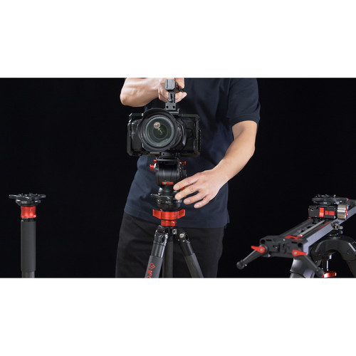 iFootage Seastars Q1 Quick Release Plate Top & Base Plate Set - 6