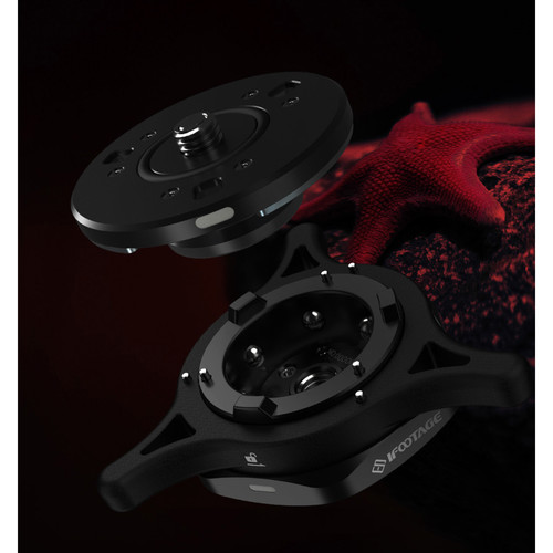 iFootage Seastars Q1 Quick Release Plate Top & Base Plate Set - 4