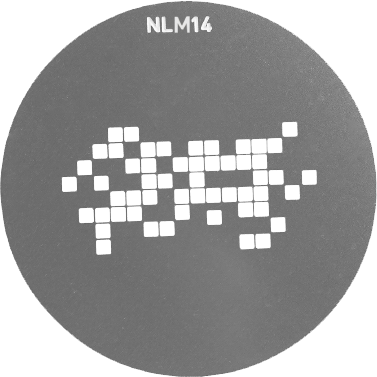 Nanlux NL&nbsp;Mount&nbsp;Projection&nbsp;Attachment&nbsp;GOBO&nbsp;Set&nbsp;1 - 5