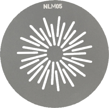 Nanlux NL&nbsp;Mount&nbsp;Projection&nbsp;Attachment&nbsp;GOBO&nbsp;Set&nbsp;1 - 8