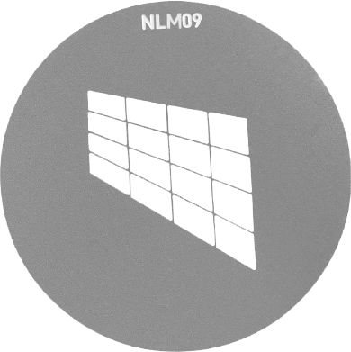 Nanlux NL&nbsp;Mount&nbsp;Projection&nbsp;Attachment&nbsp;GOBO&nbsp;Set&nbsp;1 - 12