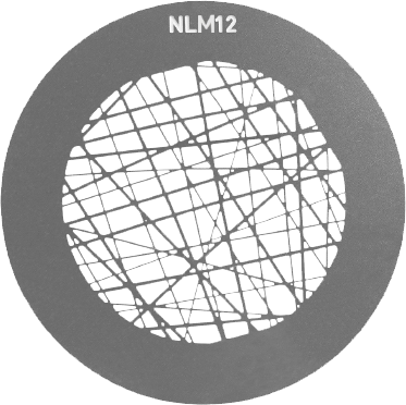 Nanlux NL&nbsp;Mount&nbsp;Projection&nbsp;Attachment&nbsp;GOBO&nbsp;Set&nbsp;1 - 3