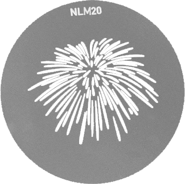 Nanlux NL&nbsp;Mount&nbsp;Projection&nbsp;Attachment&nbsp;GOBO&nbsp;Set&nbsp;2 - 13